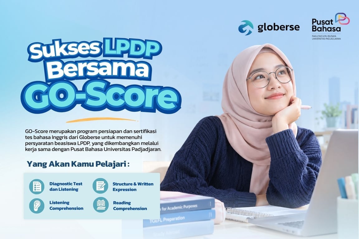 Pendaftaran Tes ELT UNPAD dengan GO-Score